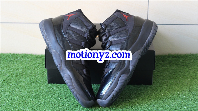 Authentic Air Jordan 11 Retro 72-10 Black Custom